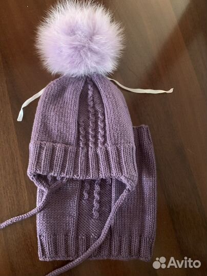 Комплект зимний вязаный