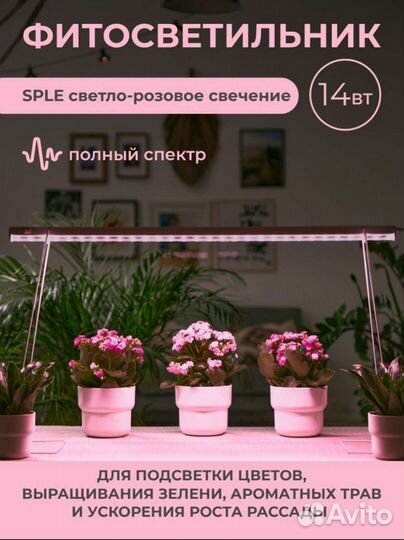 Фитолампа, светильник для растений