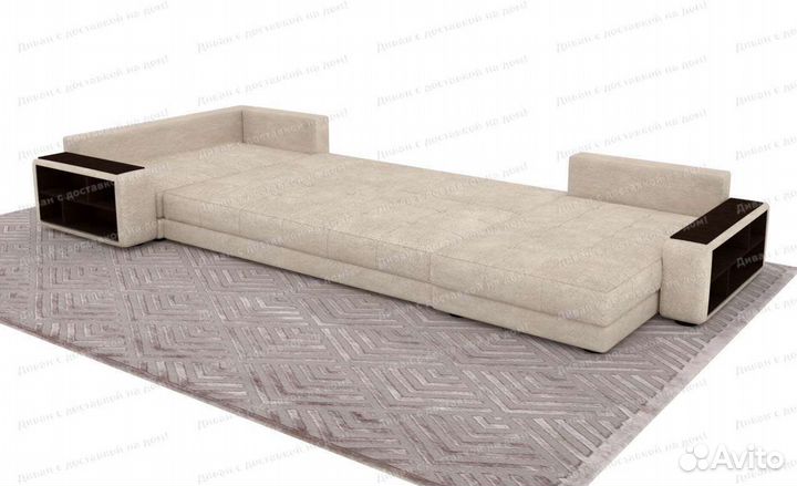 П образный диван Дубай Lux 400*210 см
