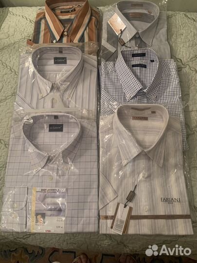 Рубашки мужские хлопок Италия