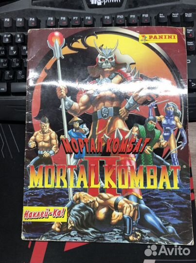 Мортал комбат 2 Панини 6 наклеек не хватает