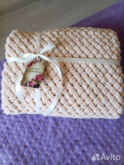 Плед детский плюшевый