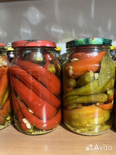 Острый маринованый перец