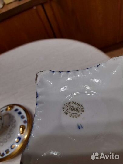 Самовар сувенирный Гжель, СССР