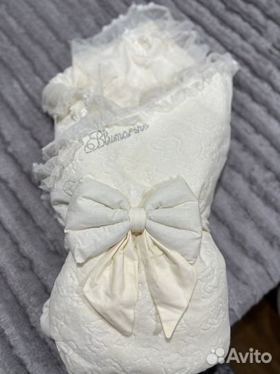 Конверт одеяло на выписку зимний