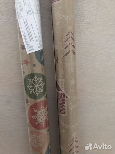 Оберточная новогодняя бумага