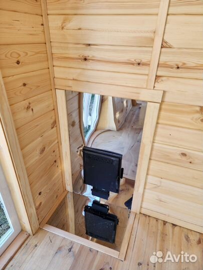 Готовая баня 5 на 2.4, мобильная баня