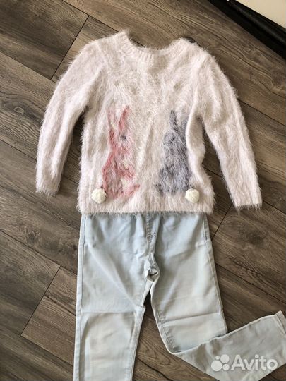 Пакетом вещи на девочку