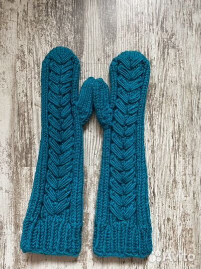 Шапка снуд и варежки