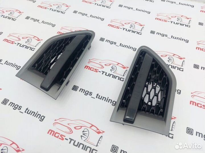 Решетка + жабры на Range Rover Sport 05-13 гг