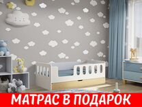 Детская одноярусная кровать манеж