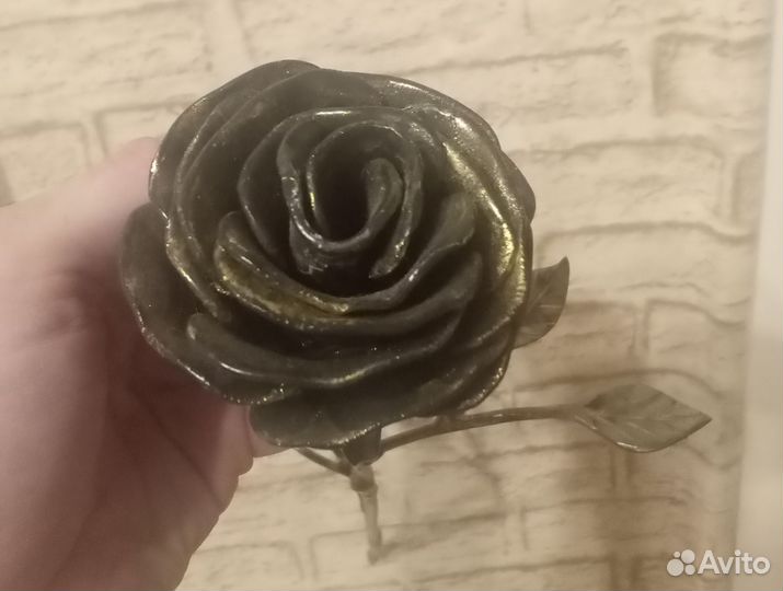 Роза ручная ковка