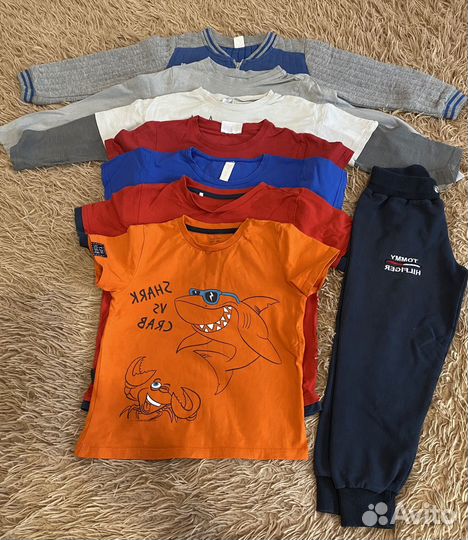 Вещи пакетом для мальчика 104 110