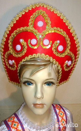 Кокошник русскии народныи для реб и взрос