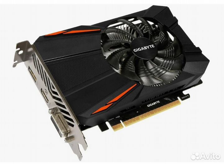 Видеокарта gigabyte GeForce GTX 1050 Ti D5 4G