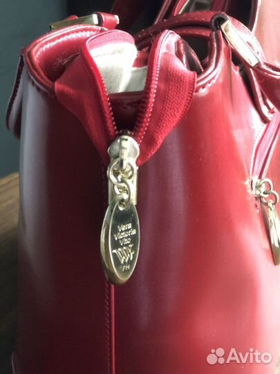 Сумка красная Vera Victoria Vito, эко кожа