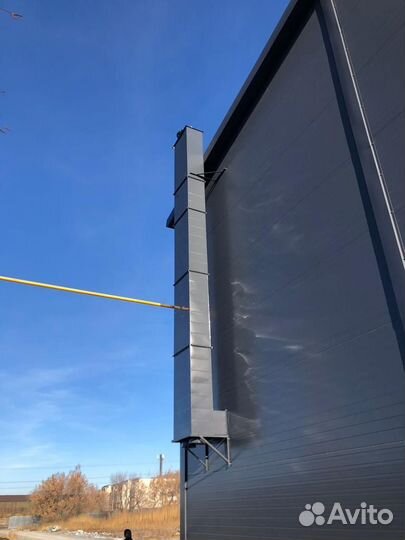 Монтаж дымоходов / вентиляции из нержавеющей стали