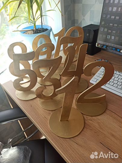 Номера для столов