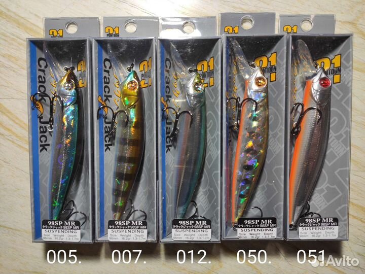 Воблер Pontoon 21 Crackjack 98SP-SR, 98SP-MR