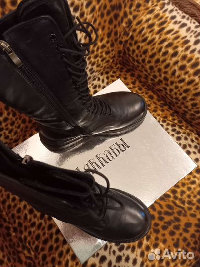 Сапоги, Аяккабы, натур. кожа, 38