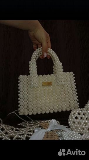 Сумки из бусин,ручная работа
