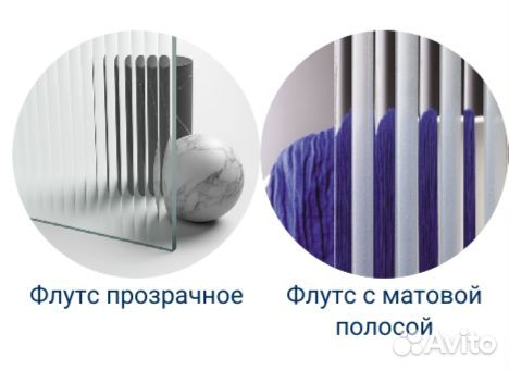 Стекло прозрачное Flutes (флутс, рифленое)