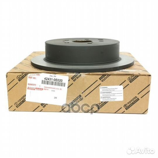 Диск тормозной Lexus RX 08-15 / Toyota Highlander