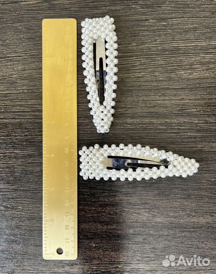 Заколка для волос с жемчугом