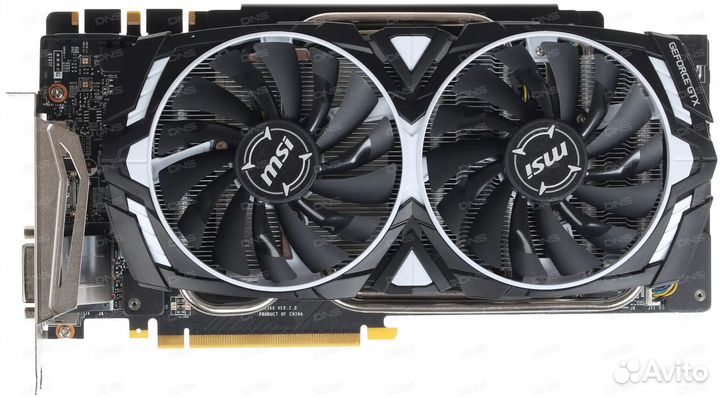 Видеокарта MSI GeForce GTX 1080 Ti armor OC