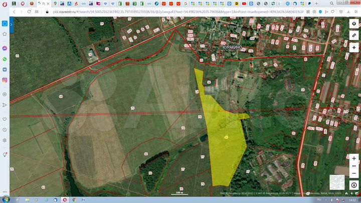 Участок 9,59 га (ИЖС)