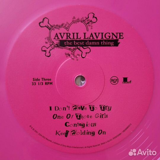 Винил Avril Lavigne – The Best Damn Thing (2LP pin