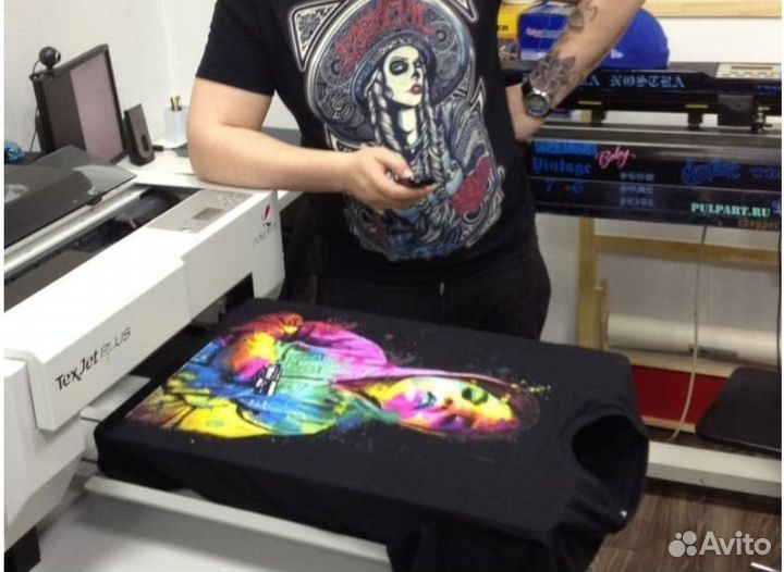 Печать на футболках оптом