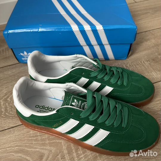 Кроссовки Adidas Gazelle Indoor Green Новые