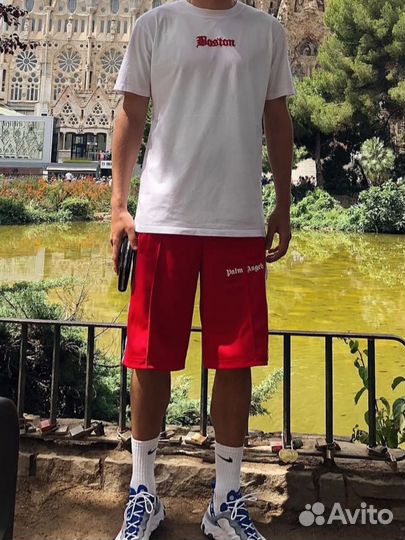 Шорты palm angels (оригинал) красные
