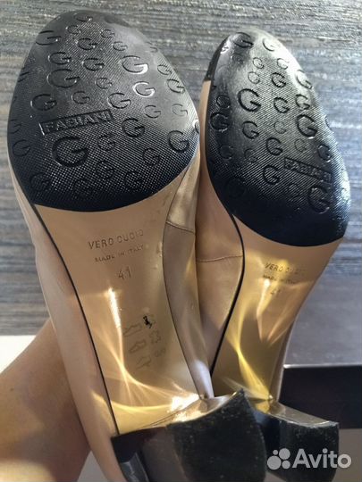 Туфли женские fabiani 41 р нат. кажа