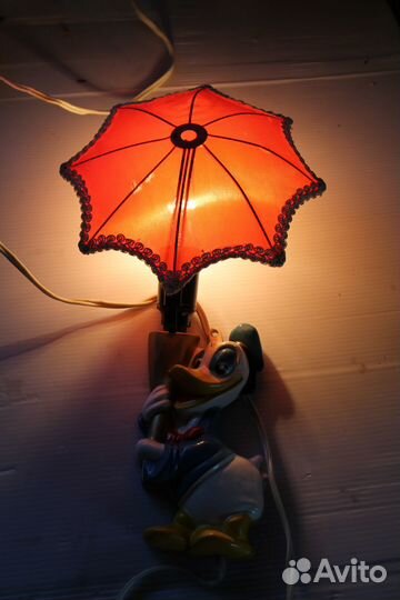 Светильник СССР дональд дак винтаж 1980 года