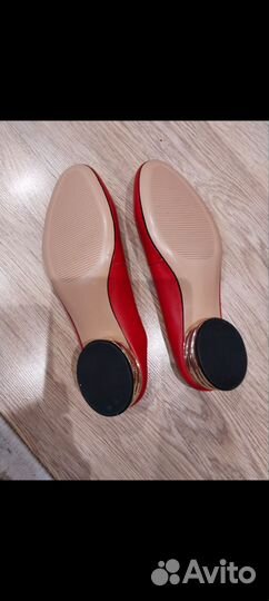 Балетки натуральная кожа 39 размер