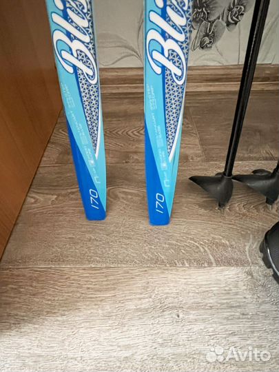 Лыжи детские 170 с ботинками 38 р