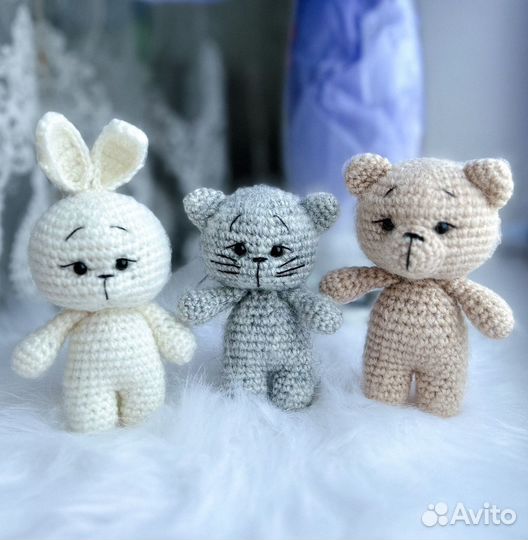 Вязанные игрушки ручной работы
