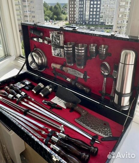 Шашлычный набор в кейсе