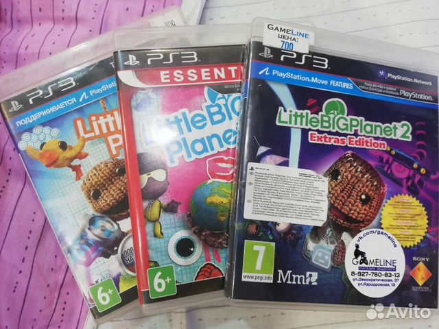 Детская игра little big planet 1,2,3 части для ps3