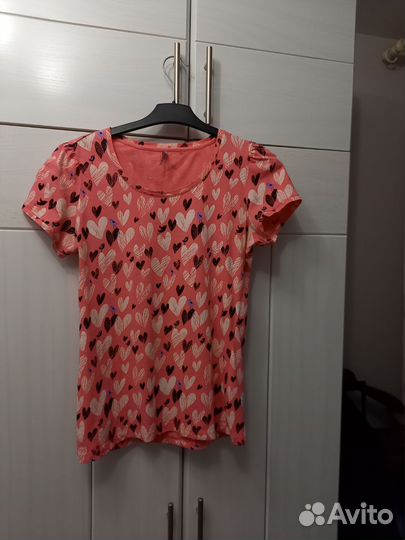 Футболка хлопок розовая