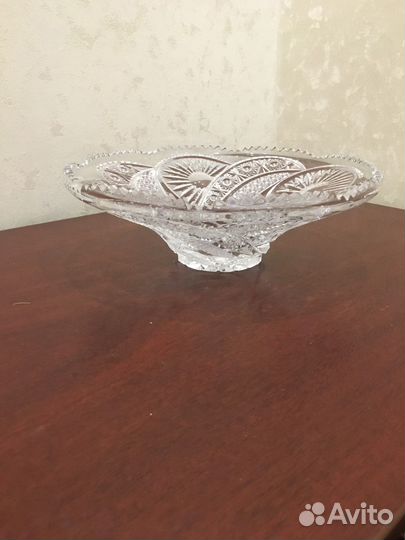 Хрустальное блюдо