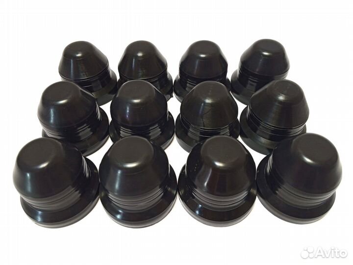 Колпачки на гайки газель 27мм белый, серый, черный