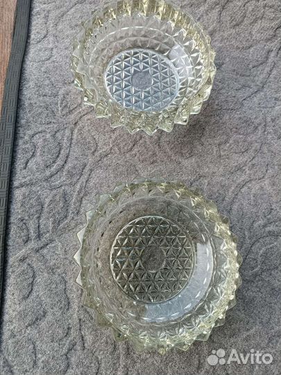 Пепельница СССР стекло