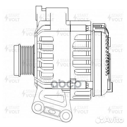 Генератор Ford Kuga II (13) /Focus III (11) 1