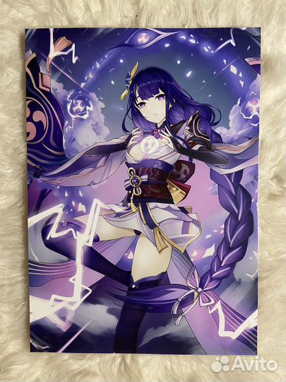 Плакаты постеры (глянец) геншин