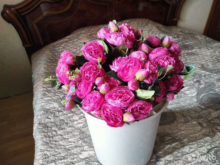 Букет пионов невянущих