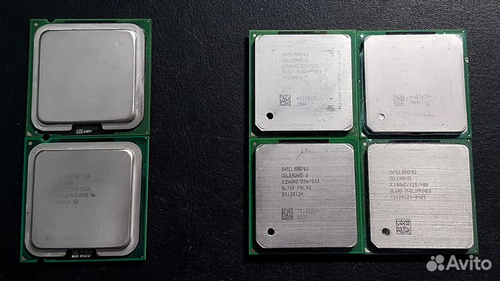 Процессоры Intel для Socket 478 и 775