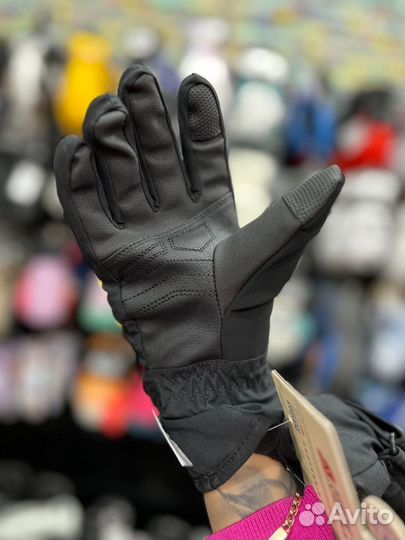 Перчатки подростковые горнолыжные черн/красн